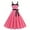 Red, variant on RYDCOT 1960s Dresses for Women Vintage Sleeveless Audrey Hepburn Style Cocktail Swing Dresses formal Wedding Guest Dresses for Women White