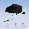 thumbnail image 4 of Mens Sun Hat, Outdoor Fishing Hat, Breathable Mountaineering Cap, Protection Quick-Dry, Wide Brim Design, For Hiking & Fishing, Adjustable Fit, Lightweight, Comfortable Sunshade UKHBMC, 4 of 9