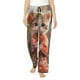 thumbnail image 1 of Fotbe Adorable Kitten In Kimono Pantalones de Pijama para Mujer, Pantalones de Dormir, Pantalones Pj con Cordón y Bolsillos-XX-Large, 1 of 6