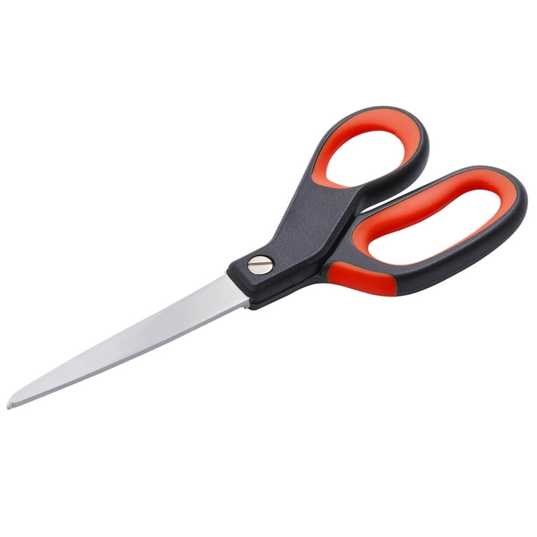 Stanley 8 Ergonomic All-Purpose Scissors, Red