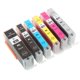 thumbnail image 2 of 970‑971 Multi Colors Ink Cartridge Replacement Inkjet Printer Cartridges for PIXMA MG5790 MG5795 6 Colors (BK BK C M Y GY), 2 of 5