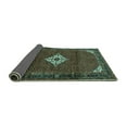 thumbnail image 2 of Ahgly Company Indoor Rectangle Persian Turquoise Blue Traditional Area Rugs, 2' x 3', 2 of 4