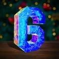 thumbnail image 2 of Qocolhg LED Marquee Letter Lights, Led Marquee Sign Light Up Letters Led Letters Lights 26 Alphabet, Prismatic Iridescent Letters Led Lights Plastic Letters Sign For Home Valentines Day Decorations, 2 of 10
