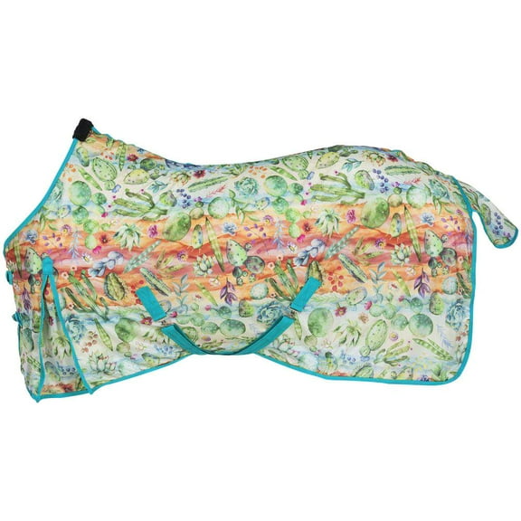 Tough 1  Patterned Poly Mesh Summer Sheet Cactus 75