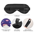 thumbnail image 7 of Sleep Mask Blackout Adjustable Eye Sleeping Mask Blindfold for Sleeping Travel Office Dark Space Printed, 7 of 7