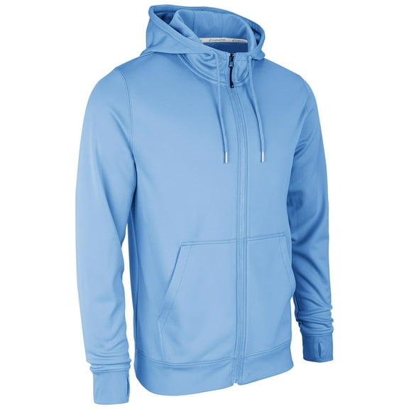 Lineup Fleece Zip Up Hoodie - LIGHT BLUE - M