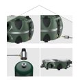 thumbnail image 4 of Portable Dual Burner Propane Stove - 20,000 BTU Foldable Camping Stove with Piezo Ignition- Portable 2 Burner for Camping/Hiking/Picnic/RV Travel Trip-Includes Storage Bag & Hose (Green), 4 of 11