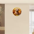 thumbnail image 3 of erolrail Rustic Wall Clock,Silent Non Ticking Wall Clocks for Living Room,Bedroom,Kitchen 12IN Welsh Corgi Puppy Sitting In Flowers Cute, 3 of 5