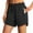Black #40, variant on KDDYLITQ Womens Running Shorts High Waisted Drawstring Shorts Quick Dry Athletic Short Pants Sporty Liner Trouser with Zipper Pockets Khaki M
