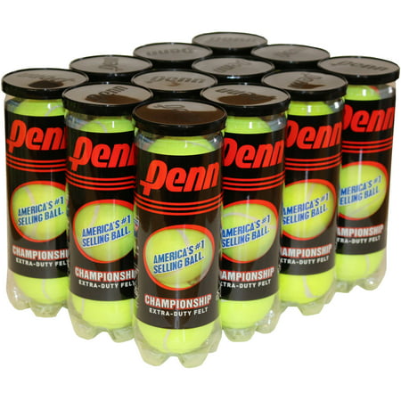 HEAD Penn Champ XD Tennis Balls, 12 Cans (3 Balls per (The Best Tennis Balls)