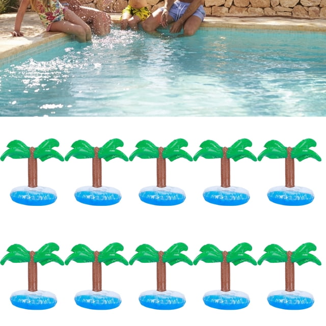 Inflatable Drink Holder, Place Cups PVC Plastic Floating Cup Mat, Environmentally Friendly for Swimming Pool Party Beach
