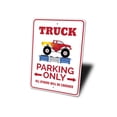 thumbnail image 4 of Monster Truck Parking Novelty Sign, Metal Wall Decor - 10x14 inches, 4 of 4