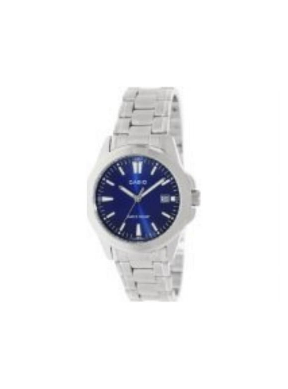 MTP1215A-2A2 Men's Analog Stainless Steel Watch with Date
