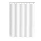 thumbnail image 1 of Cortina de ducha de poliéster impermeable, 150 x 180 cm, ojales resistentes a la corrosión, secado rápido y fácil limpieza, decoración moderna para el baño (blanca)., 1 of 7