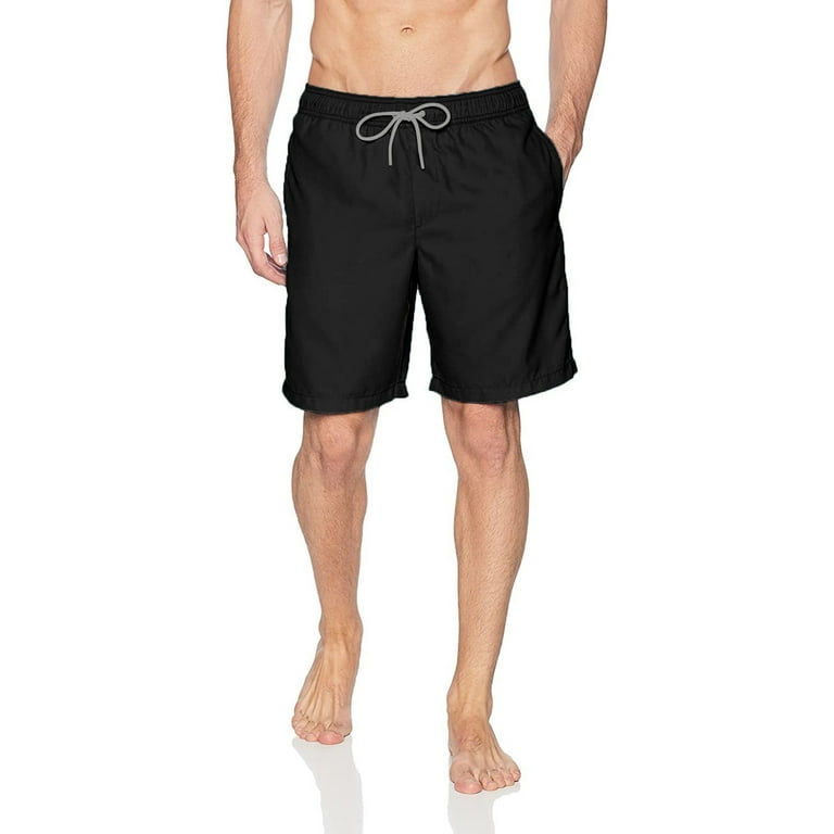 Men's Swim Trunks Drawstring Swimming Board Shorts Summer Beach
