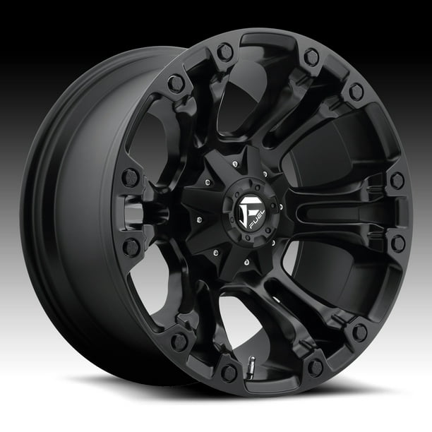 FUEL VAPOR 20x9 5x139.70/5x150.00 MATTE BLACK (1 mm) - Walmart.com ...