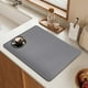 thumbnail image 4 of Almohadilla de cocina de silicón gris con patrón de rayas B, tapete de cocina extra grande, mantel de silicato multiusos, 4 of 7