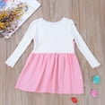 thumbnail image 6 of Franhais Girls Fashion Splicing Dress Fake Two Piece Bowknot Decorated Soft Comfortable Breathable Skirt, 6 of 6