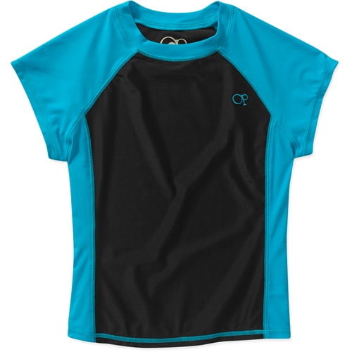 Girls Solid Rash Guards