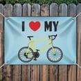 thumbnail image 3 of I Love My Bike Road Bicycle Cycling Home Business Office Sign, 3 of 3