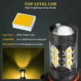 thumbnail image 3 of For Dodge Charger 2006-2009 LED Fog/Driving Light Bulb 3000K Golden Yellow 2pcs, 3 of 11