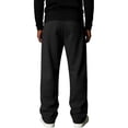 thumbnail image 4 of Domuza Baggy Sweatpants Men Casual Drawstring Waist, Open Bottom Uncuffed Lightweight Sweat Pants with Pockets Black S, 4 of 4