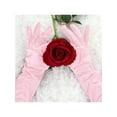 thumbnail image 4 of Guantes largos para mujer INSPIRE CHIC de los años 1920, mitones de dedo completo para fiesta de noche, guantes de ópera elegantes, color rosa brillante, talla única, 4 of 5