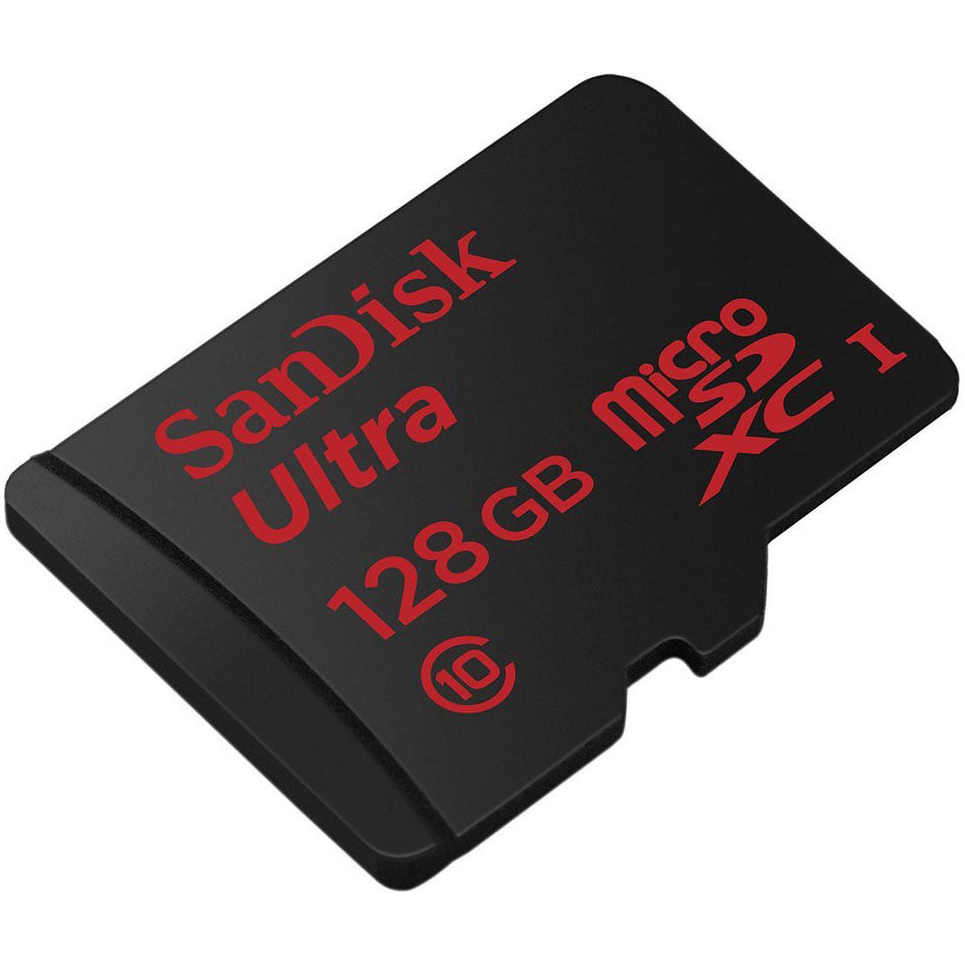 SanDisk Ultra 128GB MicroSDHC - Class 10/UHS-I - 80MB/s Read - Secure ...