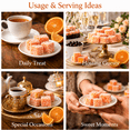 thumbnail image 5 of Turkish Delight Orange Flavor 450g (~1lb) - Traditional Lokum Candy with Citrus Orange Taste - Soft Chewy Gourmet Dessert - No Additives - Made with Sugar Beet, 5 of 5