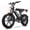 BLACK, variant on Adult Electric Bicycles with 25 Miles Max Range & Peak 1500w Motor & 48V 15Ah Removable Battery, Electric Mountain Bike with 7 Speeds for Adults & Teens,BLACK