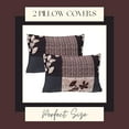 thumbnail image 3 of Stylish and Super Soft 100% Pure Cotton Double Bed Sheet with 2 Pillow Covers, 3 of 3