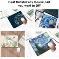 thumbnail image 5 of A-SUB Sublimation Blank Mouse Pads 9.4 inch x 7.9 inch 2 Packs 22 Pieces for Sublimation Heat Press Transfer 0.12 inch Thickness, 5 of 9
