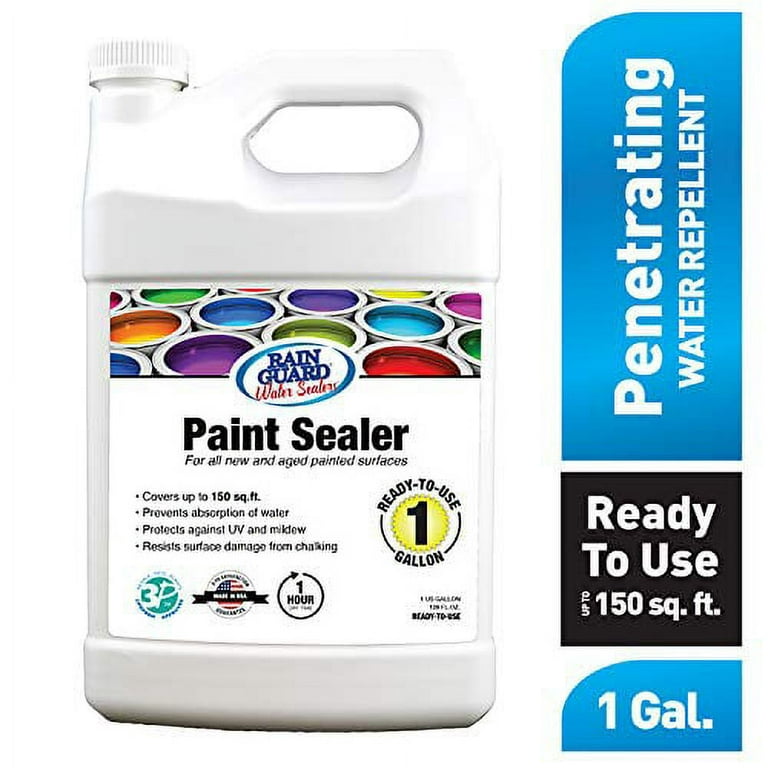 RAIN GUARD 1 gal. Paint Sealer Ready to Use Premium Acrylic Sealer