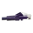 thumbnail image 2 of Tripp Lite N201-050-PU Cat6 Gigabit Ethernet Snagless Molded Patch Cable UTP RJ45 M & 550Mhz, Purple - 50 ft., 2 of 6