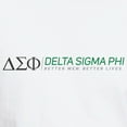 thumbnail image 3 of CafePress - Delta Sigma Phi Color Logo T Shirt - Men's White Classic Cotton T-Shirts, 3 of 4