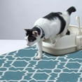 thumbnail image 1 of SussexHome Pets Ultra-Thin Cat and Dog Litter Mat for Litter Box - Washable Soft Natural Cotton Cat and Dog Litter Trapping Mat - Paws-Kind Slip Resistant Litter Catching Mat, 1 of 7