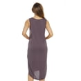 thumbnail image 3 of Just Love Modal Sleeveless High Low Dress / Dresses for Women (Charcoal, Small), 3 of 3