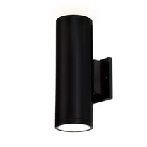 ULTRALUX LED  12" Modern LED Up and Down Wall Light - 2000 Lumen Outdoor Sconce 30W - 3000K Exterior Light Fixture (Matte Black)