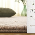thumbnail image 4 of SAFAVIEH Natura Mackenzie Distressed Area Rug, Taupe, 6' x 6' Square, 4 of 10