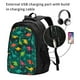 thumbnail image 2 of Disketp Colorful Dinosaurs Mochila de Viaje Estampada para Laptop con Puerto de Carga USB, Mochila Impermeable para Computadora – Regalo para Hombres y Mujeres, 2 of 7