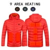 Heating Vest Usb 9 Piece Male And Female Charging HeatingHeated Coat Graphene Cotton Heating Heated Coat