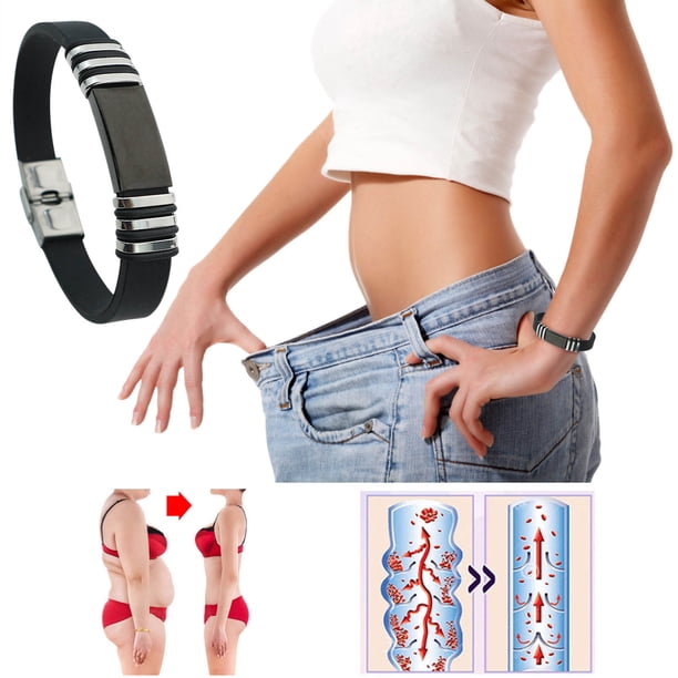 Fiudx Pulsera de Titanio, Pulsera para Mejorar La Salud, Banda Magnética para Aliviar La Insuficiencia, Soporte Metabólico de Acero y Titanio, Ayuda para Reducir El Estrés, Regal de Moda para Hombres