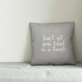 thumbnail image 2 of Creative Products DonÃ¢â‚¬â„¢t Get Your Tinsel In A Tangle in Gray 18x18 Spun Poly Pillow, 2 of 2