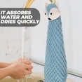 thumbnail image 3 of Phenofice Kitchen Use Hand Towel Blue Polyester Easy to Clean Towel 1Pack, 3 of 8