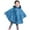 Blue, variant on Rain Coats For Boys Kids Girls Raincoat Toddler Cartoon Children Print Hooded Rainwear Blue Rain Poncho 6-8 Years