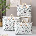 thumbnail image 3 of Nilvkv Largecapacity Storage Bag with Handle Largecapacity Storage Bag Foldable Storage Bucket for Quilt Blanket, Organization and Storage, 3 of 6