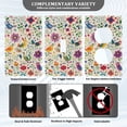 thumbnail image 3 of Yayeee Duplex Wall Plate 1-Gang 4.5"x2.7" Home Receptacle Light Switch Decorative Outlet Cover, Purple Cartoon Animals, 3 of 7