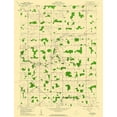 thumbnail image 2 of USGS 19x24 White Modern Wood Framed Museum Art Print Titled - Lykens Ohio Quad - USGS 1960, 2 of 4
