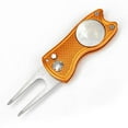 thumbnail image 3 of tredstone Golf Pitch Divot Repair Switchblade Ball Marker Groove Cleaner Orange, 3 of 9