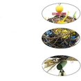 thumbnail image 3 of Bird Swing Foraging Toy Parrot Hanging Takraw Chew Feeder Toy - 2 Pieces, 3 of 5